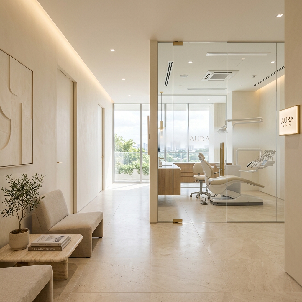 Modern dental clinic interior